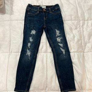 Abercrombie kids jean leggings size 9/10 short